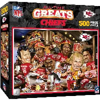 MasterPieces All Time Greats Jigsaw Puzzle - Kansas City Chiefs - 500 Piece