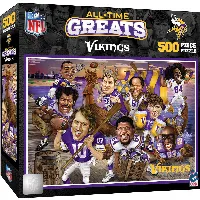 MasterPieces All Time Greats Jigsaw Puzzle - Minnesota Vikings - 500 Piece