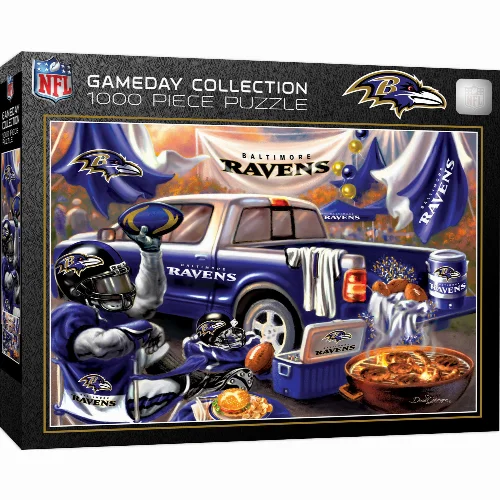 MasterPieces Gameday Jigsaw Puzzle - Baltimore Ravens - 1000 Piece - Image 1