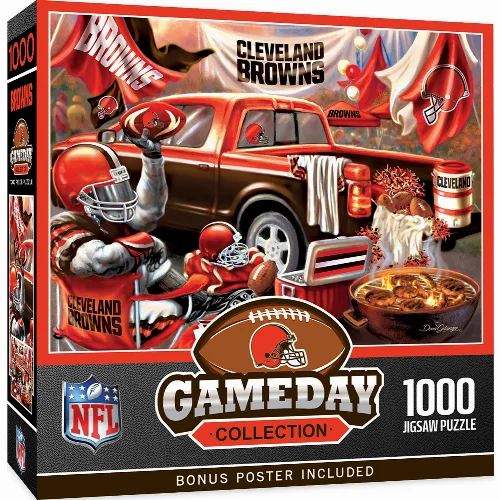 MasterPieces Gameday Jigsaw Puzzle - Cleveland Browns - 1000 Piece - Image 1