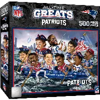 MasterPieces All Time Greats Jigsaw Puzzle - New England Patriots - 500 Piece