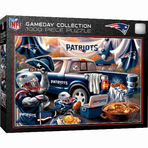 MasterPieces Gameday Jigsaw Puzzle - New England Patriots - 1000 Piece - Image 1