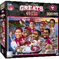 MasterPieces All Time Greats Jigsaw Puzzle - San Francisco 49ers - 500 Piece