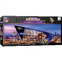 MasterPieces Panoramic Jigsaw Puzzle - Minnesota Vikings - Stadium View - 1000 Piece