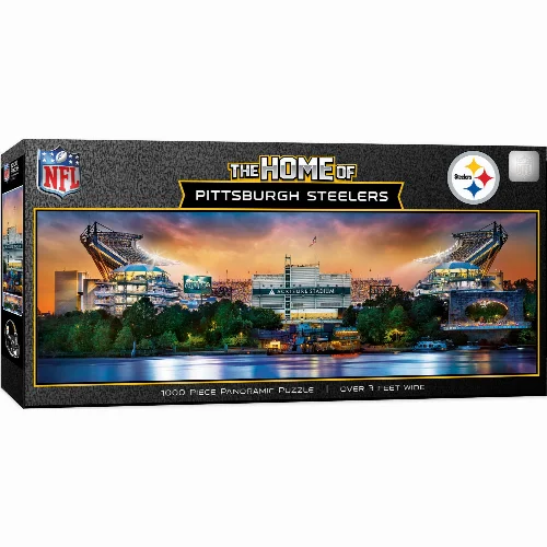 MasterPieces Panoramic Jigsaw Puzzle - Pittsburgh Steelers - Stadium View - 1000 Piece - Image 1
