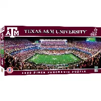 MasterPieces Panoramic Jigsaw Puzzle - Texas A&M Aggies - Center View - 1000 Piece
