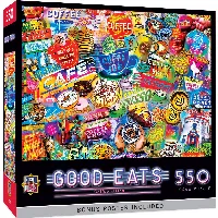 MasterPieces Good Eats Jigsaw Puzzle - Coffee Klatch - 550 Piece