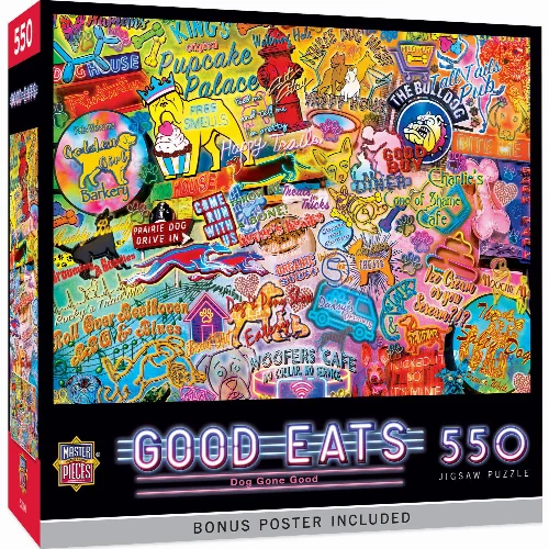 MasterPieces Good Eats Jigsaw Puzzle - Dog Gone Good - 550 Piece - Image 1