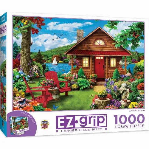 MasterPieces EZ Grip Jigsaw Puzzle - A Perfect Summer - 1000 Piece - Image 1