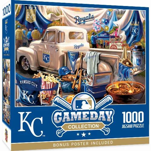 MasterPieces Gameday Jigsaw Puzzle - Kansas City Royals - 1000 Piece - Image 1
