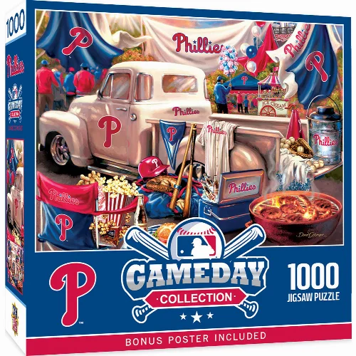 MasterPieces Gameday Jigsaw Puzzle - Philadelphia Phillies - 1000 Piece - Image 1