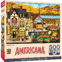MasterPieces Americana Jigsaw Puzzle - Harvest Street Party - 500 Piece