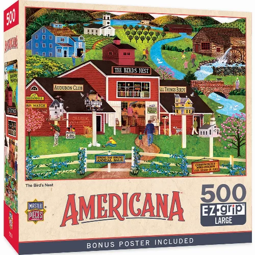 MasterPieces Americana Jigsaw Puzzle - The Bird's Nest - 500 Piece - Image 1