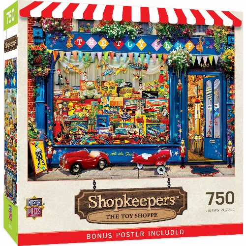 MasterPieces Shopkeepers Jigsaw Puzzle - The Toy Shoppe - 750 Piece - Image 1