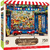 MasterPieces Shopkeepers Jigsaw Puzzle - The Toy Shoppe - 750 Piece