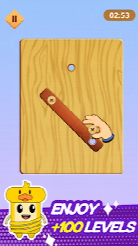 Wood Nuts & Bolts Puzzle - Image 1