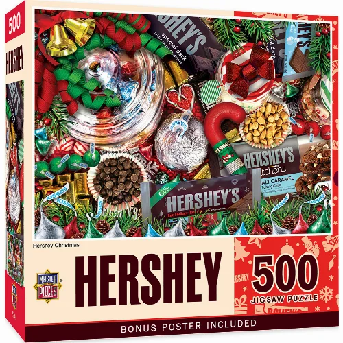 MasterPieces Hershey's Christmas Jigsaw Puzzle - 500 Piece - Image 1