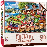 MasterPieces Country Escapes Jigsaw Puzzle - The Secluded Cabin - 500 Piece
