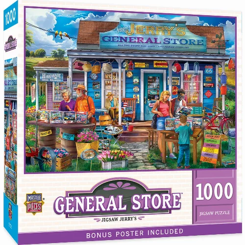 MasterPieces General Store Jigsaw Puzzle - Jigsaw Jerry's - 1000 Piece - Image 1