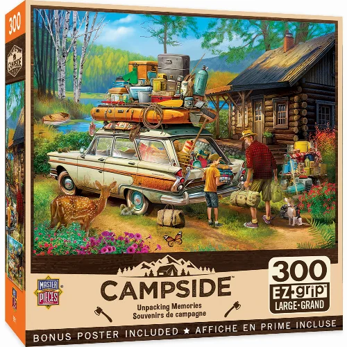 MasterPieces Campside Jigsaw Puzzle - Unpacking Memories - 300 Piece - Image 1