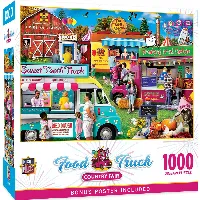 MasterPieces Food Truck Roundup Jigsaw Puzzle - Country Fair - 1000 Piece