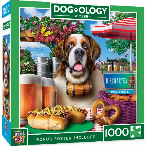 MasterPieces Dogology Jigsaw Puzzle - Boozer - 1000 Piece - Image 1
