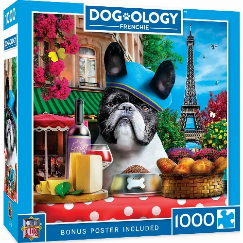 MasterPieces Dogology Jigsaw Puzzle - Frenchie - 1000 Piece - Image 1