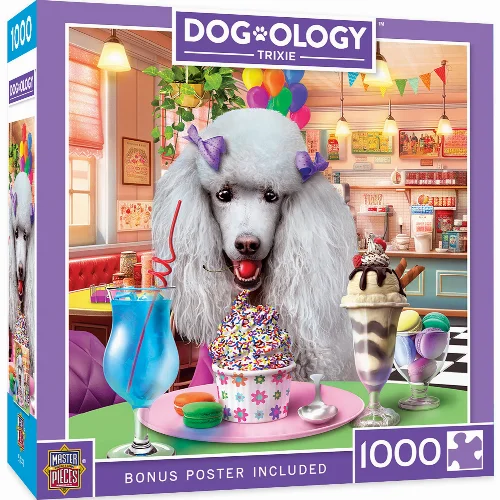 MasterPieces Dogology Jigsaw Puzzle - Trixie - 1000 Piece - Image 1