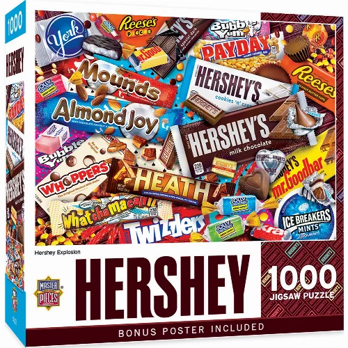 MasterPieces Hershey's Explosion Jigsaw Puzzle - - 1000 Piece - Image 1