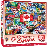 MasterPieces Greetings From Canada Jigsaw Puzzle - - 550 Piece