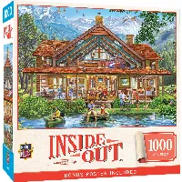 MasterPieces Inside Out Jigsaw Puzzle - Camping Lodge - 1000 Piece