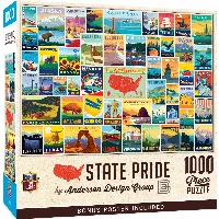 MasterPieces Anderson Design Group Jigsaw Puzzle - State Pride - 1000 Piece