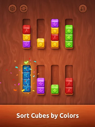 Colorwood Sort Puzzle Game - Image 1
