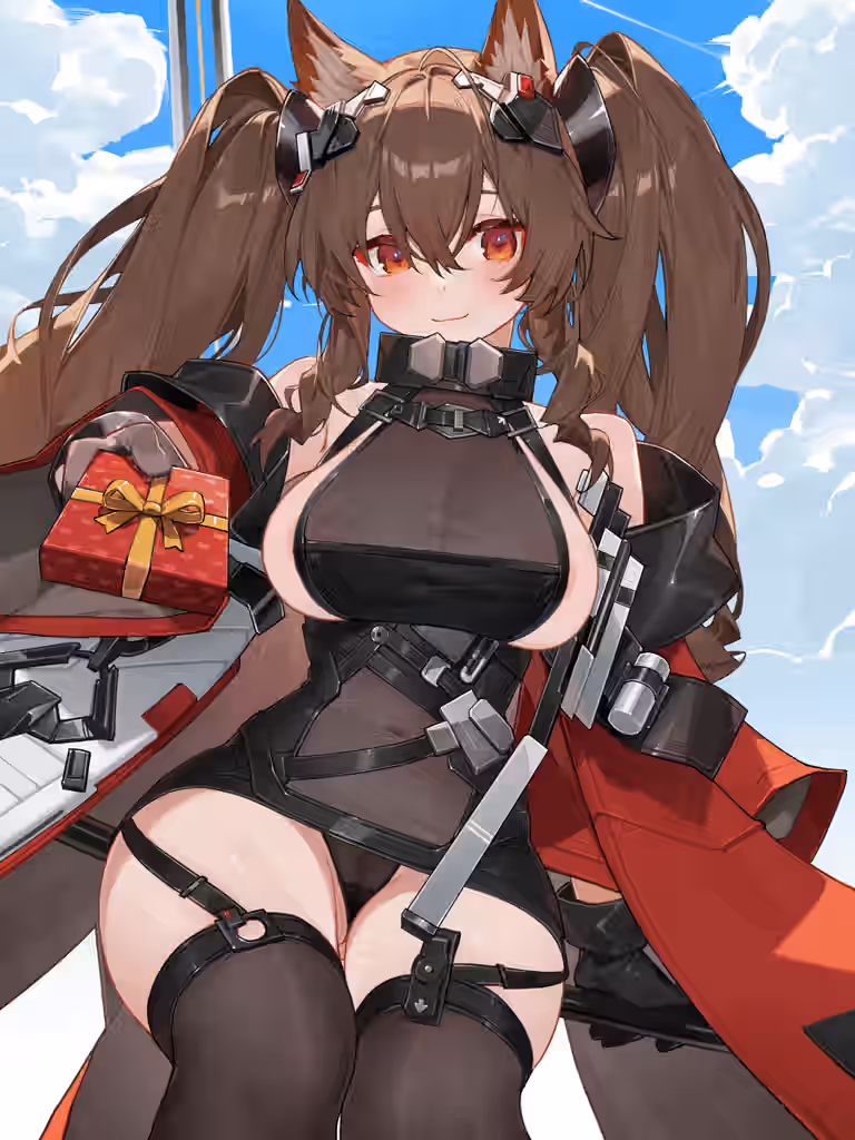 Angelina (Arknights) Rule 34 Image