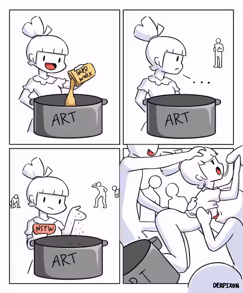 Hard Work Vs Nsfw Art (Meme) Rule 34 Video