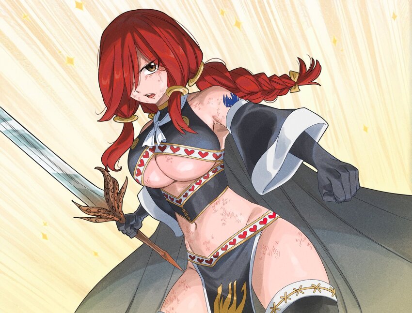 Erza Scarlet (Fairy Tail) Rule 34 Image