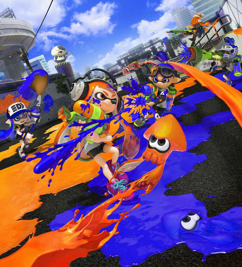 Inkling Boy (Judd (Splatoon)) Rule 34 Image