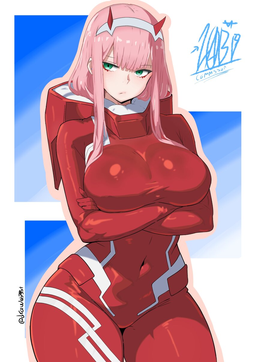 Zero Two (Darling In The Franxx) Rule 34 Image