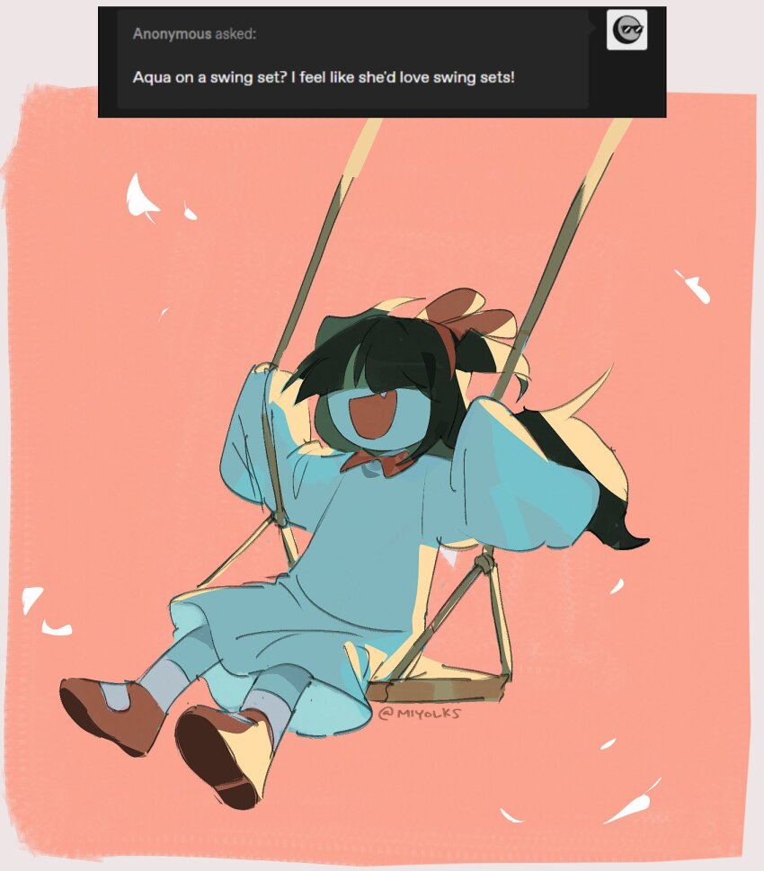Aqua (Deltarune) Rule 34 Image