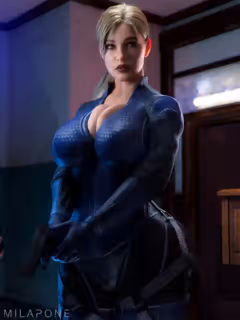 Jill Valentine (Blonde) Rule 34 Video