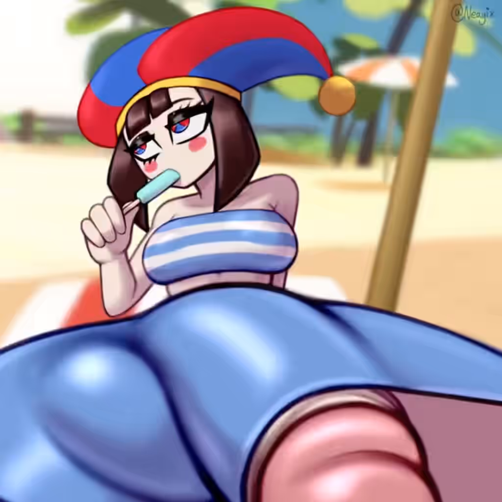 Pomni (Beach Outfit) Rule 34 Video