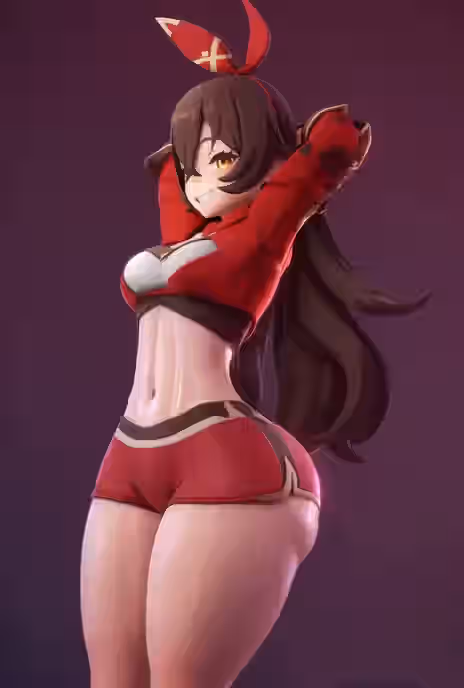 Amber (Genshin Impact) Rule 34 Video