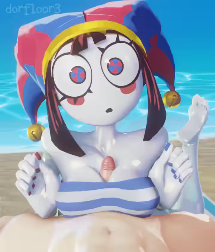 Pomni (Beach Outfit) Rule 34 Video