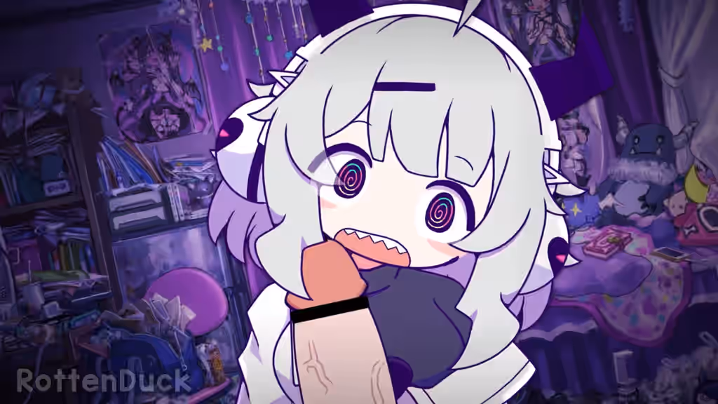Q-Chan (Yunyun Denpa Syndrome) Rule 34 Video