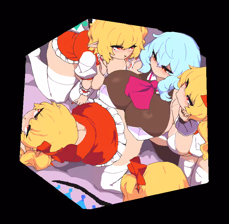 Four Of A Kind (Touhou) Rule 34 Image