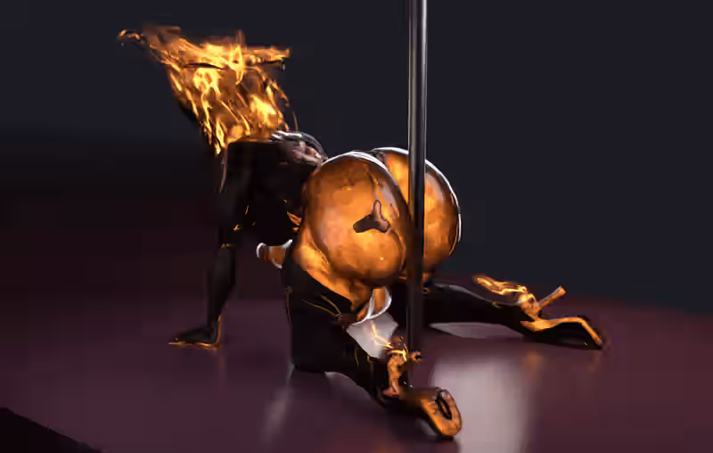 Ember (Warframe) Rule 34 Image
