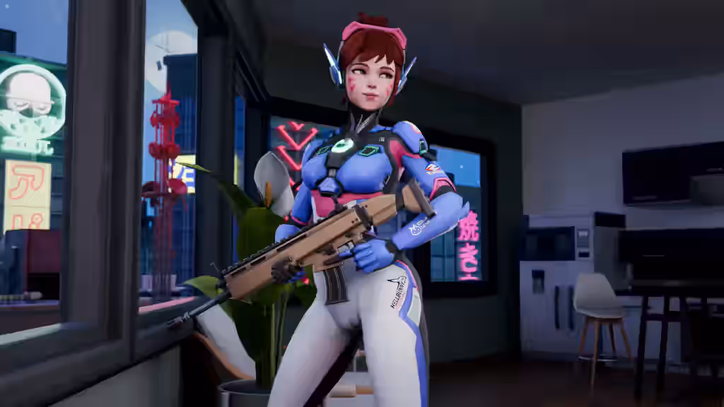 D.Va (Fortnite) Rule 34 Video