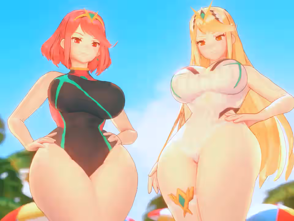Mythra (Radiant Beach) (Xenoblade) Rule 34 Video