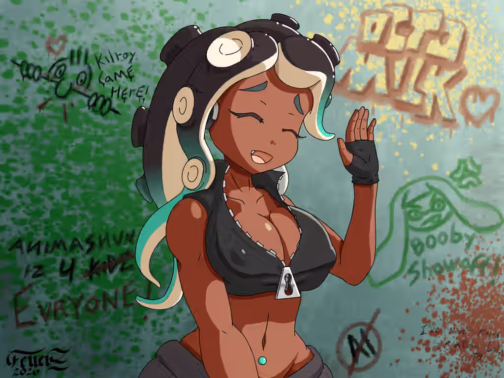 Marina (Splatoon) Rule 34 Image