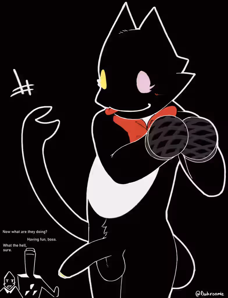 Cat Mike (Deltarune) Rule 34 Image